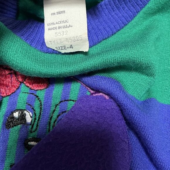 Miniwaves Vintage Puppy Sweater Size 4 - Picture 6 of 7